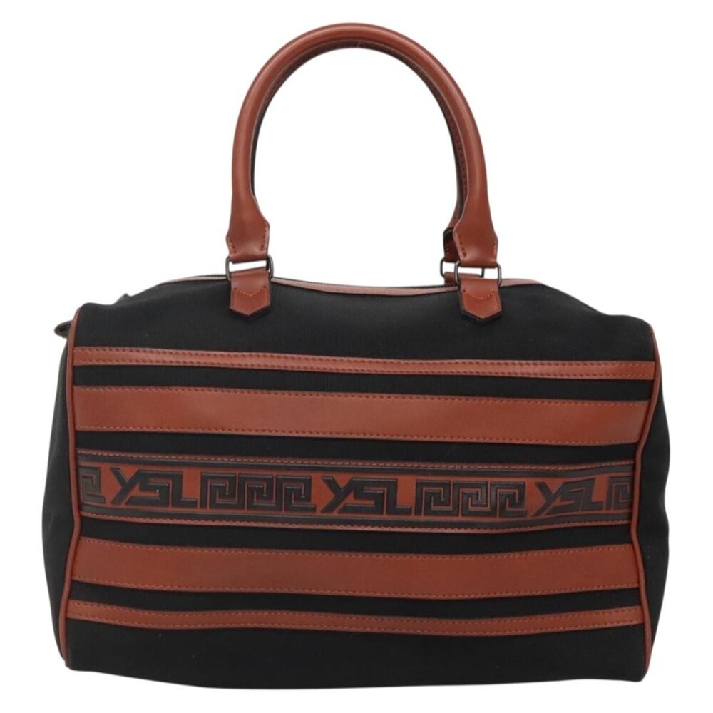 Saint Laurent Canvas Classic Handbag Black